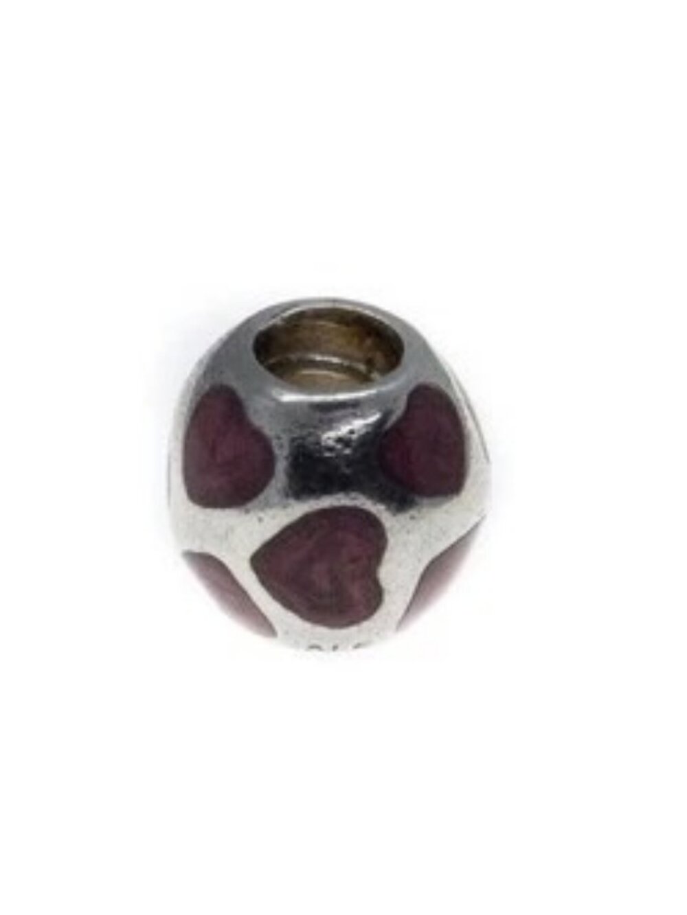 Pandora ALE Love You With Purple Enamel S925 Sterling Silver Charm Pendant Bead